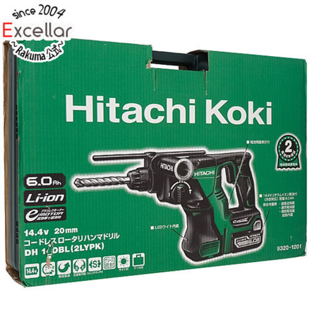 HITACHI 14.4V コードレスロータリハンマドリル DH14DBL(2LYPK) 工具 HITACHI 14.4V コードレスロータリハンマドリル DH14DBL(2LYPK) 工具