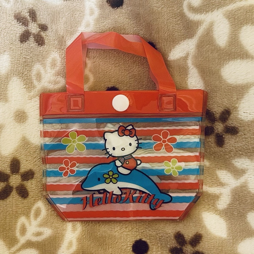 ハローキティ ビニールバッグ 画す ハローキティ ビニールバッグ 画す