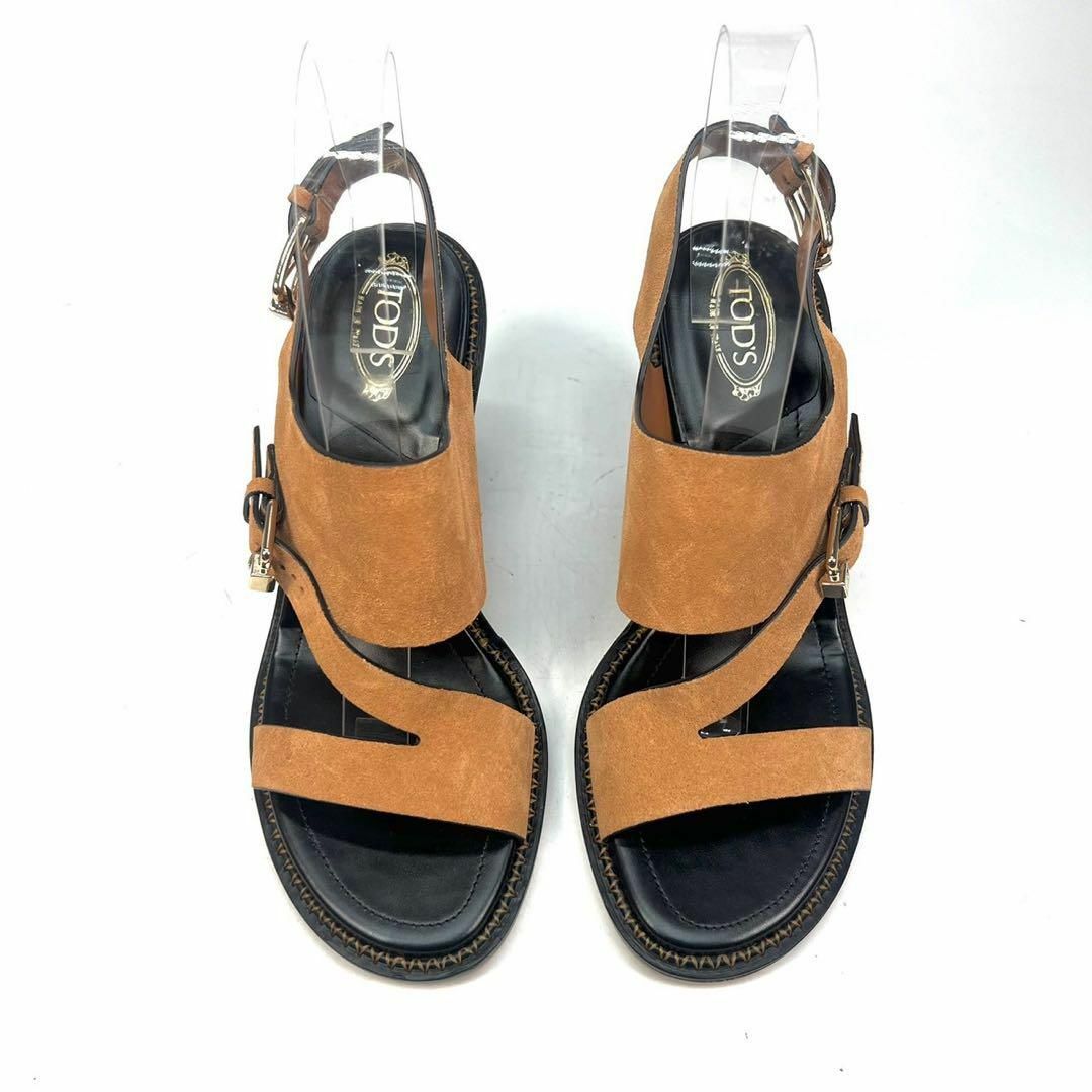 TOD´S トッズ サンダル ヒール スエード TOD´S トッズ サンダル ヒール スエード
