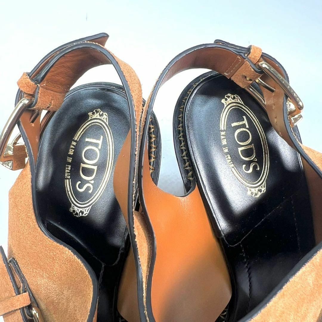 TOD´S トッズ サンダル ヒール スエード TOD´S トッズ サンダル ヒール スエード