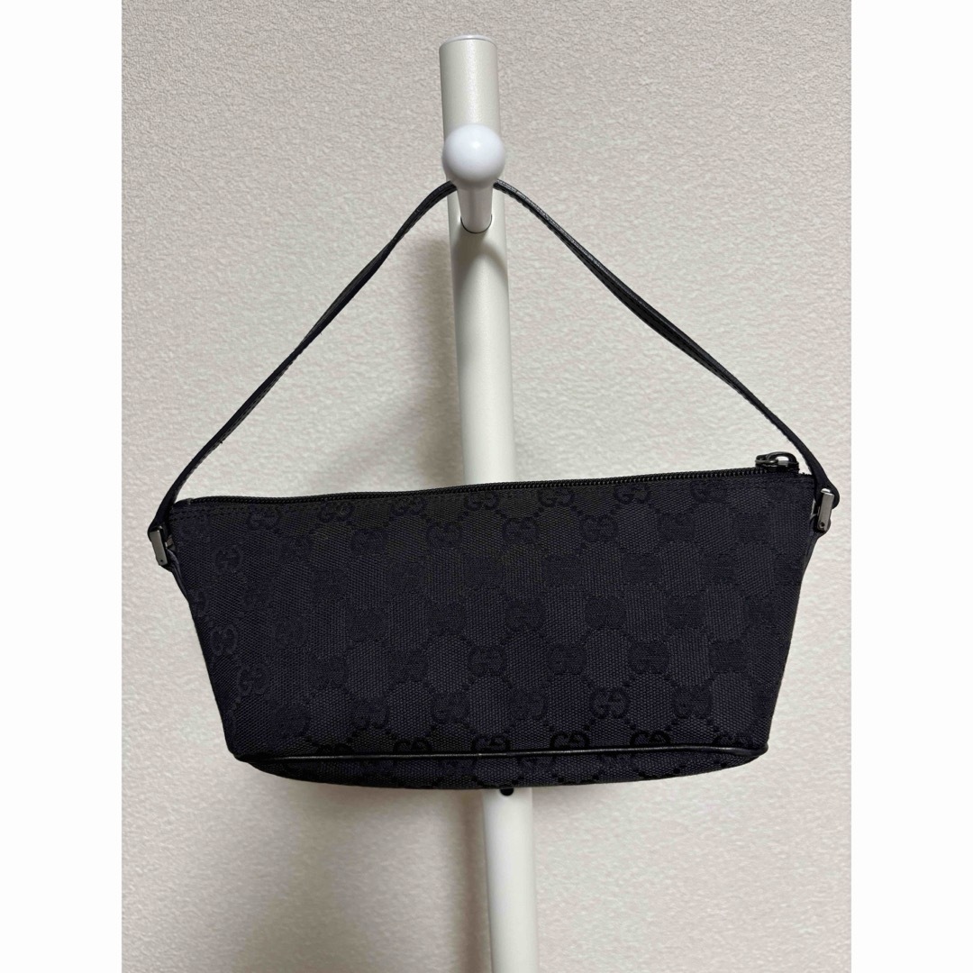 GUCCI グッチ アクセサリーポーチ GGキャンバス ミニ 黒 キャンバス GUCCI グッチ アクセサリーポーチ GGキャンバス ミニ 黒 キャンバス