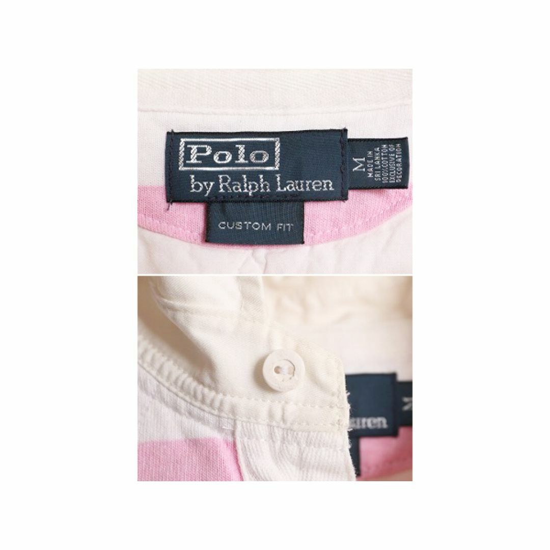 Ralph Lauren - 90s ポロ ラルフローレン ボーダー 半袖 ラガー Ralph Lauren - 90s ポロ ラルフローレン ボーダー 半袖 ラガー