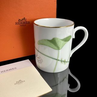 HERMES - 廃盤☆未使用☆エルメス ナイルの庭 マグカップ 蓮 HERMES - 廃盤☆未使用☆エルメス ナイルの庭 マグカップ 蓮