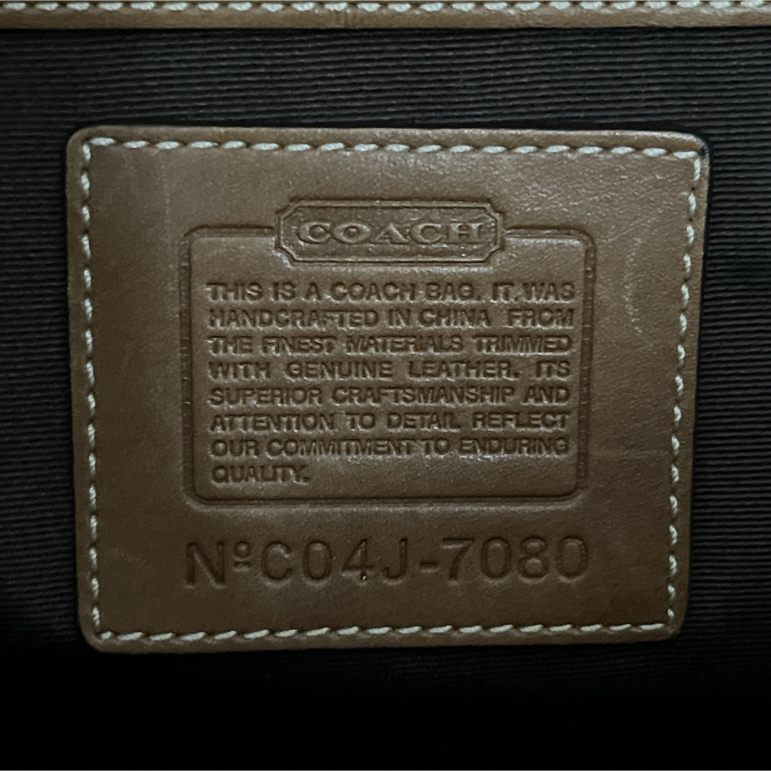 COACH - コーチ トートバッグ 肩掛け可 ミニシグネチャー 大容量 COACH - コーチ トートバッグ 肩掛け可 ミニシグネチャー 大容量