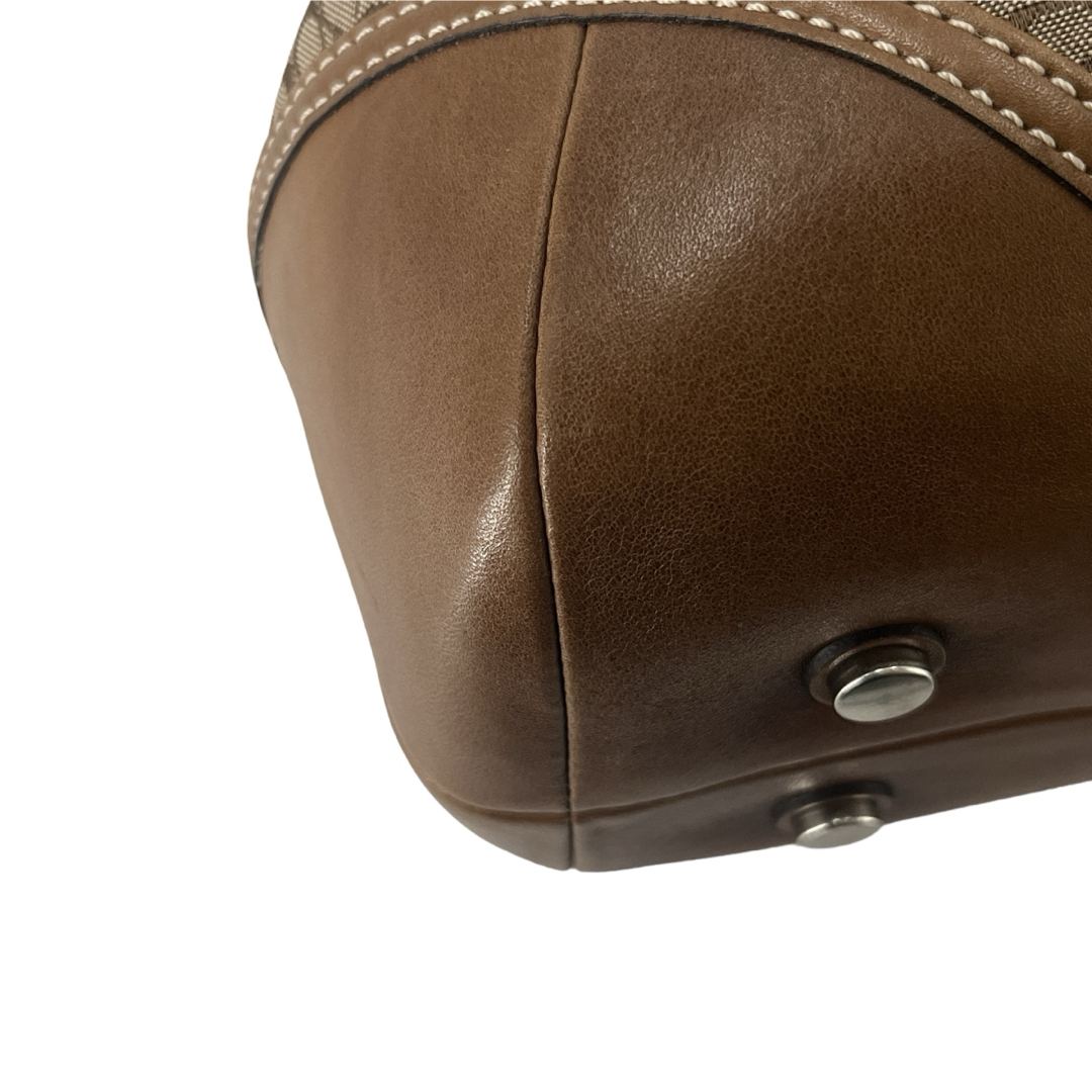 COACH - コーチ トートバッグ 肩掛け可 ミニシグネチャー 大容量 COACH - コーチ トートバッグ 肩掛け可 ミニシグネチャー 大容量