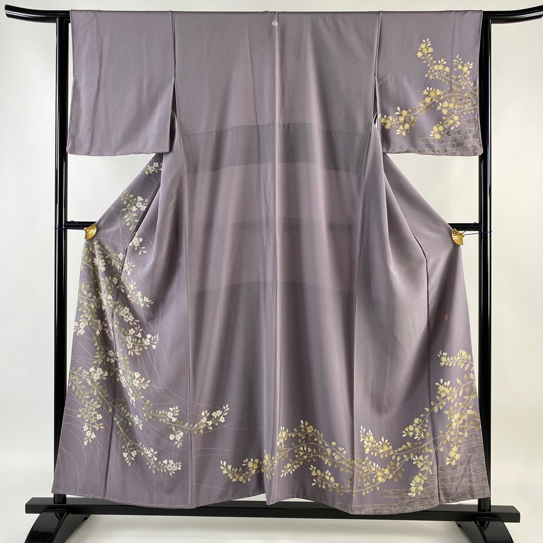 訪問着 身丈156cm 裄丈64cm 正絹 秀品 【中古】