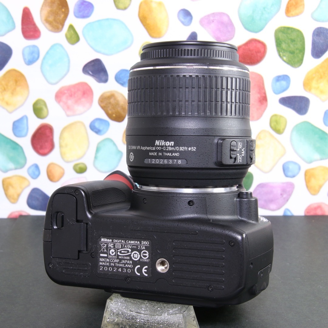 ♥︎◇NIKON ニコン D60 ◇スマホ転送 ◇ショット数少 ♥︎◇NIKON ニコン D60 ◇スマホ転送 ◇ショット数少