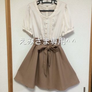 レストローズ(L'EST ROSE)のL'EST ROSE＊ドッキングワンピ(ひざ丈ワンピース)