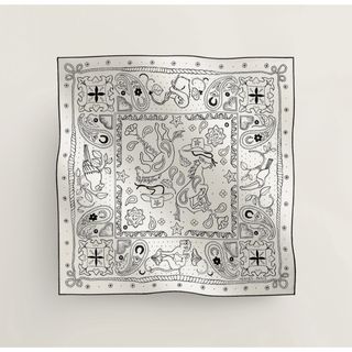 HERMES - 値下げ!新品未使用 エルメス シルクバンダナ アニマル HERMES - 値下げ!新品未使用 エルメス シルクバンダナ アニマル