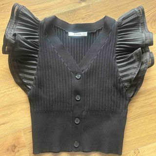 スナイデル(SNIDEL)のsnidel  フリルタンクトップ(タンクトップ)