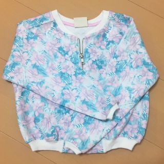 ザラ(ZARA)のZARA ジャケット 花柄 美品 女の子(ジャケット/上着)