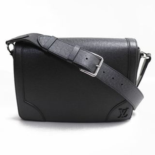 ルイヴィトン(LOUIS VUITTON)のLOUIS VUITTON ルイ・ヴィトン ニュー・フラップ メッセンジャー ショルダーバッグ タイガ ブラック M30807 IC メンズ【中古】【美品】(ショルダーバッグ)