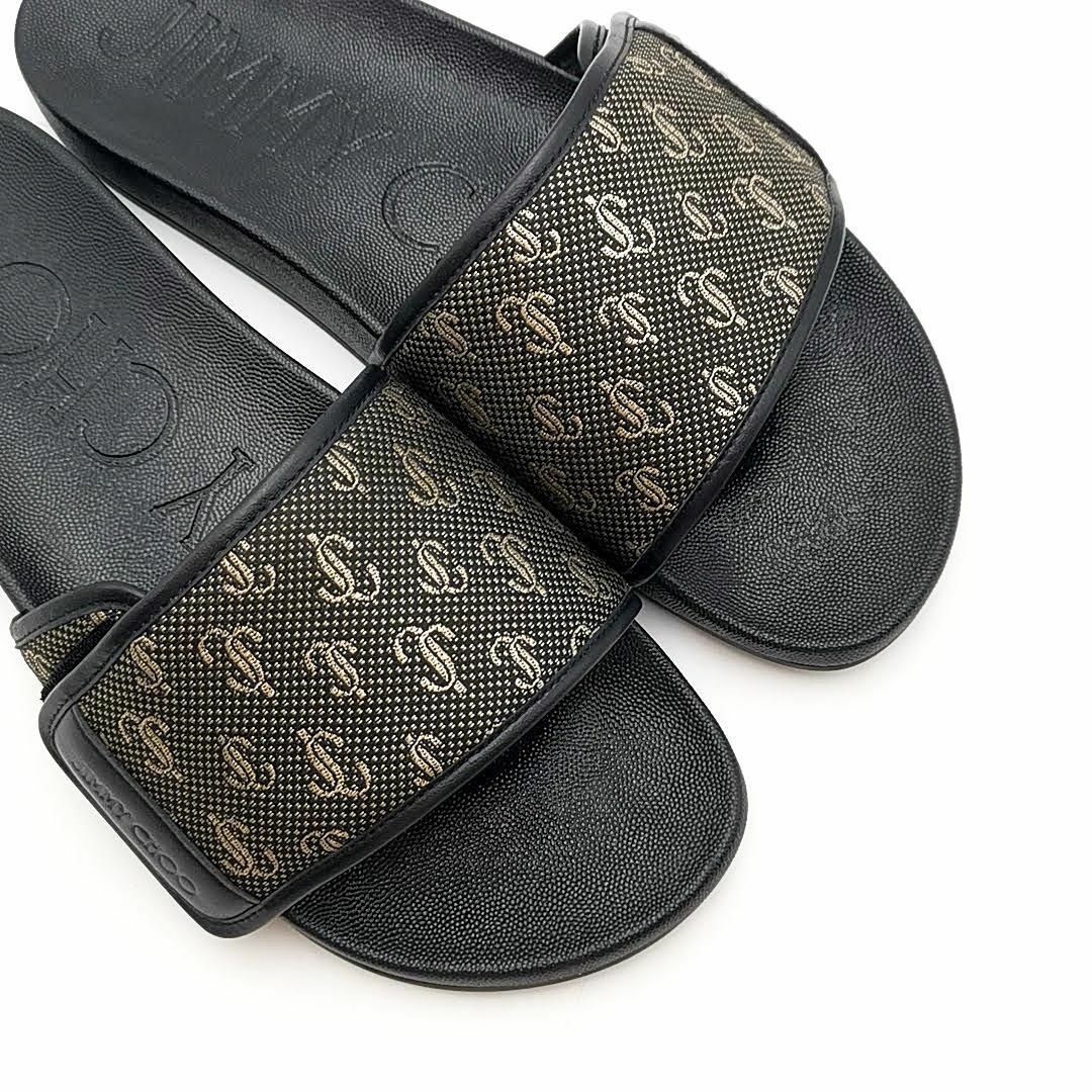 美品 ジミーチュウ スライドサンダル フィッツ FITZ 03-24061206 美品 ジミーチュウ スライドサンダル フィッツ FITZ 03-24061206