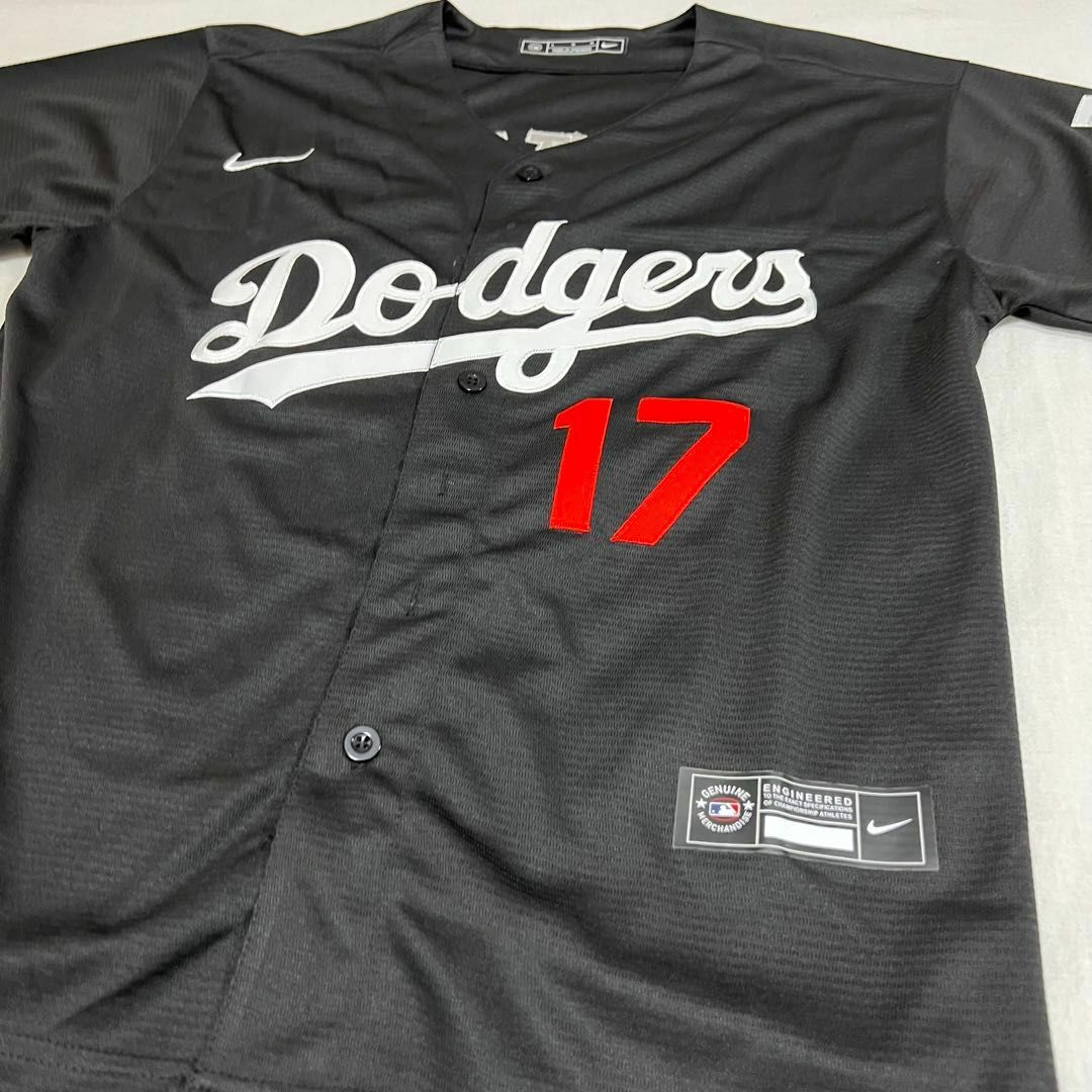 大谷翔平 ドジャース ユニフォーム 野球 MLB Dodgers ブラック L