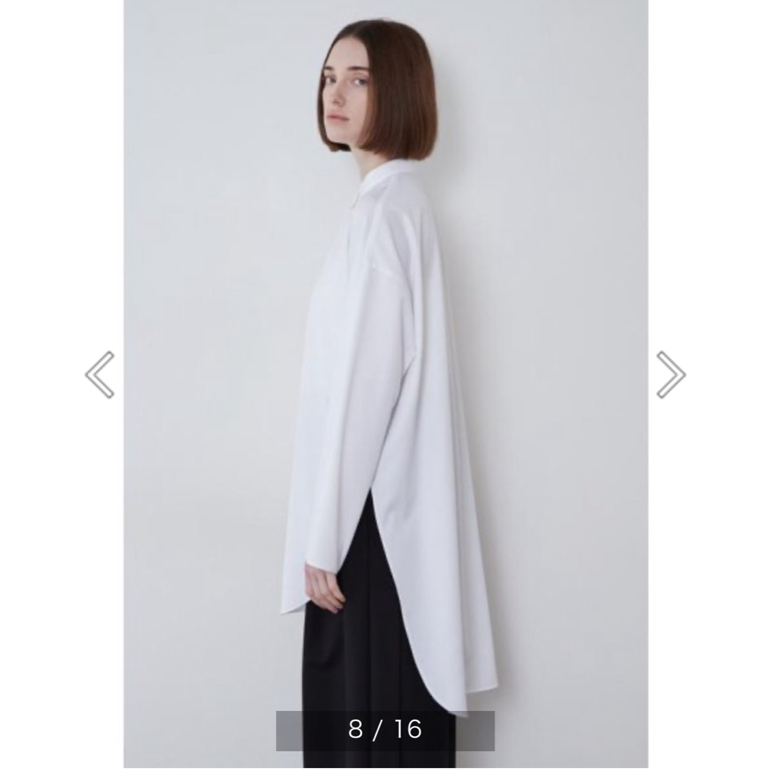 美品♪LE PHIL TRツイルスリットスリーブブラウス ホワイト 美品♪LE PHIL TRツイルスリットスリーブブラウス ホワイト