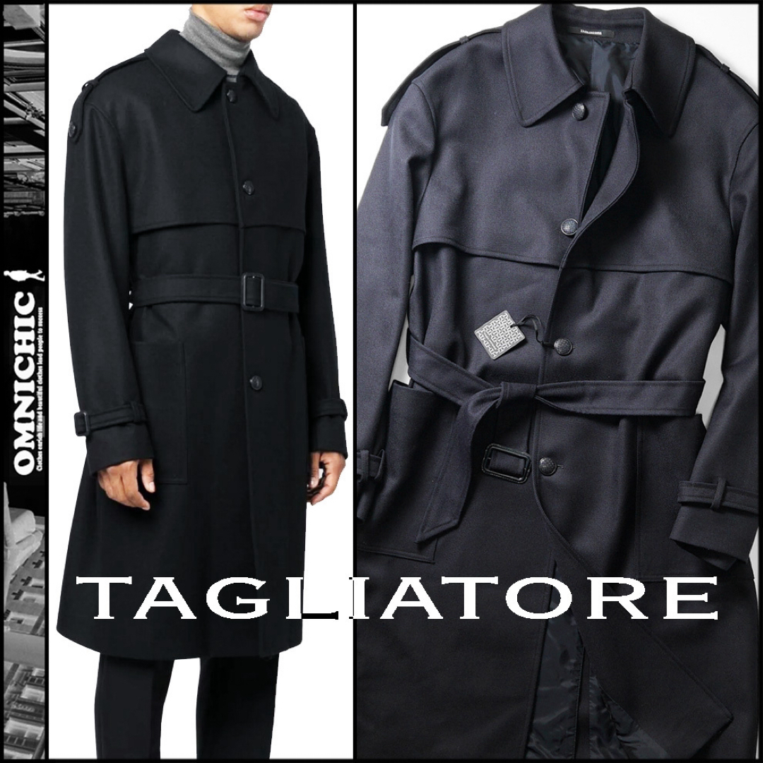 TAGLIATORE - DELL新品TAGLIATOREタリアトーレウールベルテッド TAGLIATORE - DELL新品TAGLIATOREタリアトーレウールベルテッド