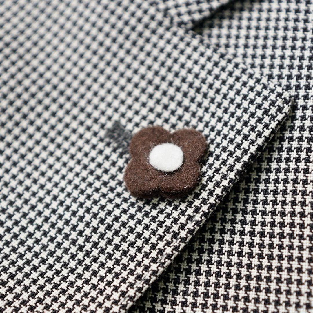 LARDINI - LARDINIラルディーニ千鳥格子ウールセットアップ LARDINI - LARDINIラルディーニ千鳥格子ウールセットアップ