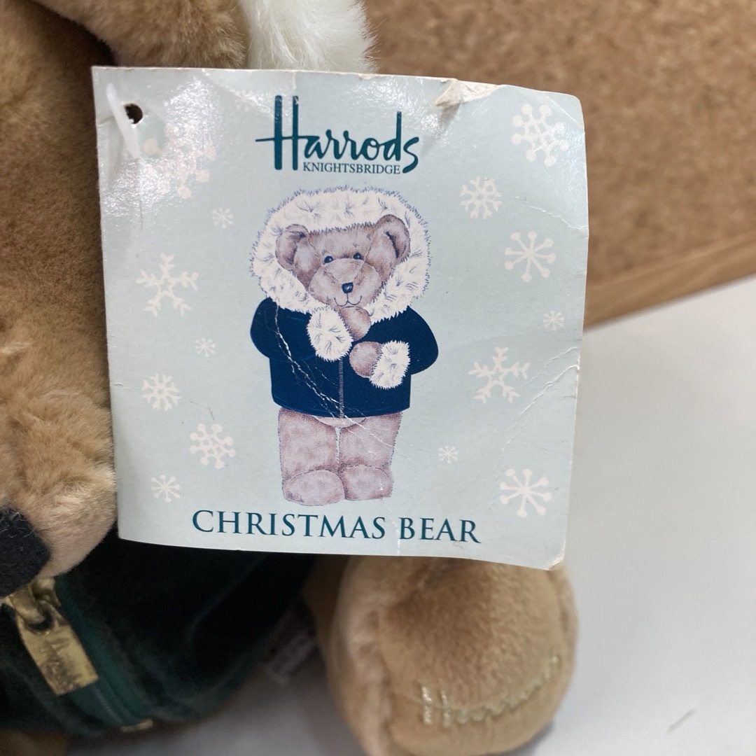 Harrods - 未使用 ハロッズ クリスマスベア テディベア Harrods - 未使用 ハロッズ クリスマスベア テディベア