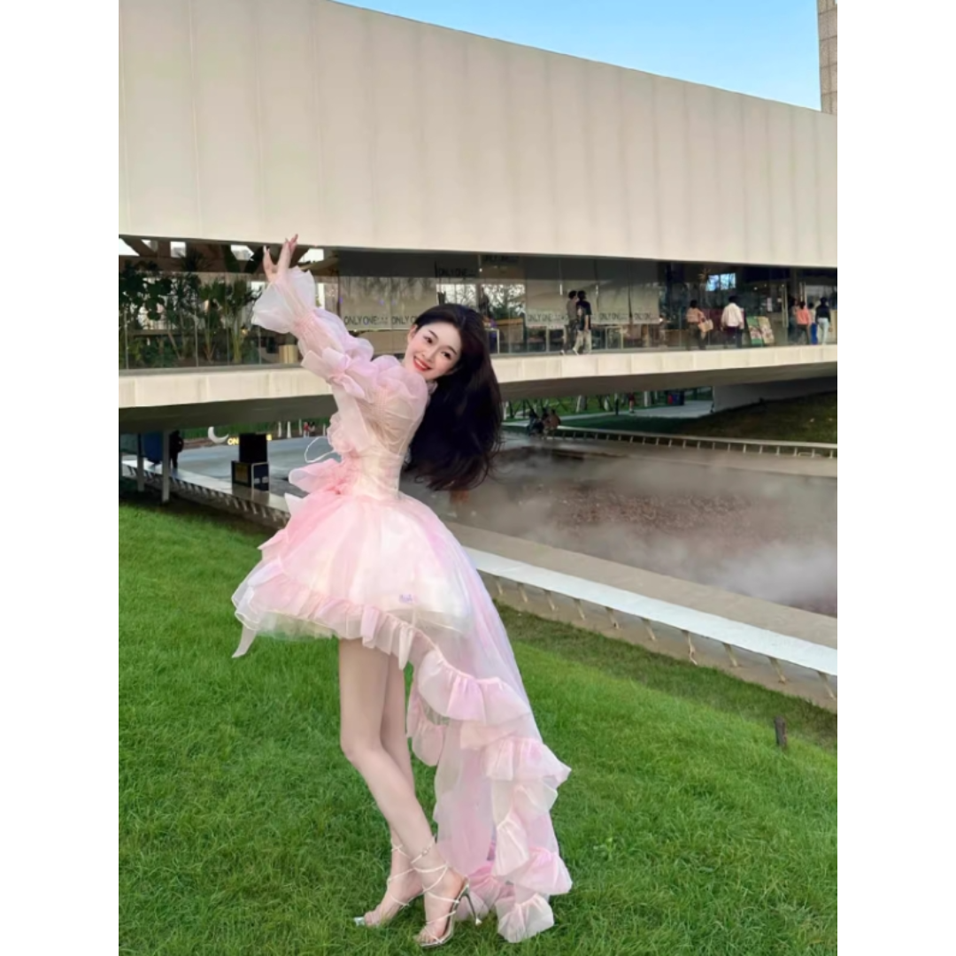 lolita 洋服 花嫁ドレスロリィタ お姫風 ロリータ ピンク L93#の lolita 洋服 花嫁ドレスロリィタ お姫風 ロリータ ピンク L93#の