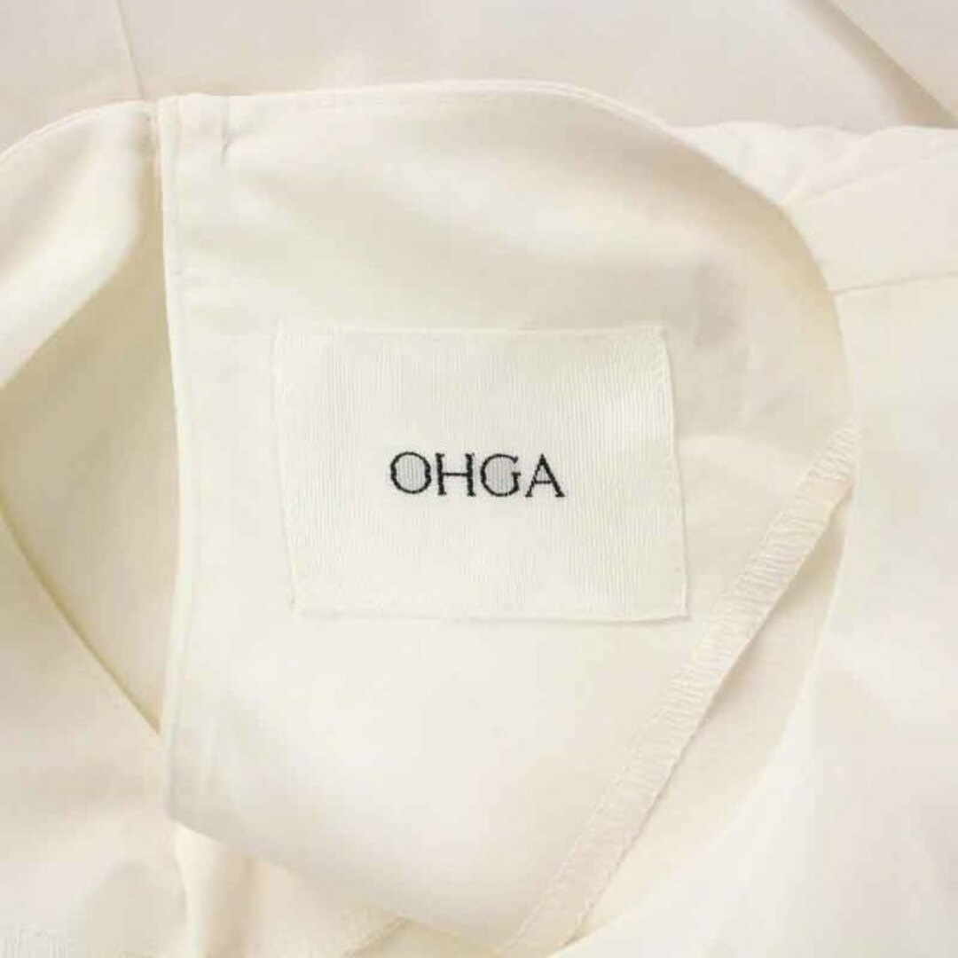 レディース 福袋 (セール) -ファッション通販 OHGA オーガ ブラウス 白 F フレア フリル クルーネック 半袖 シャツ/ブラウス(半袖/袖なし)
