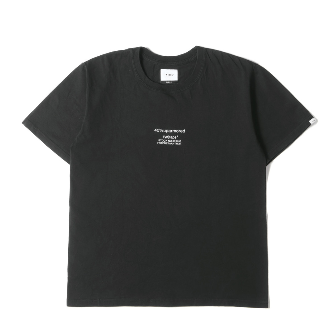 W)taps - WTAPS ダブルタップス Tシャツ サイズ:S ブランドロゴ W)taps - WTAPS ダブルタップス Tシャツ サイズ:S ブランドロゴ