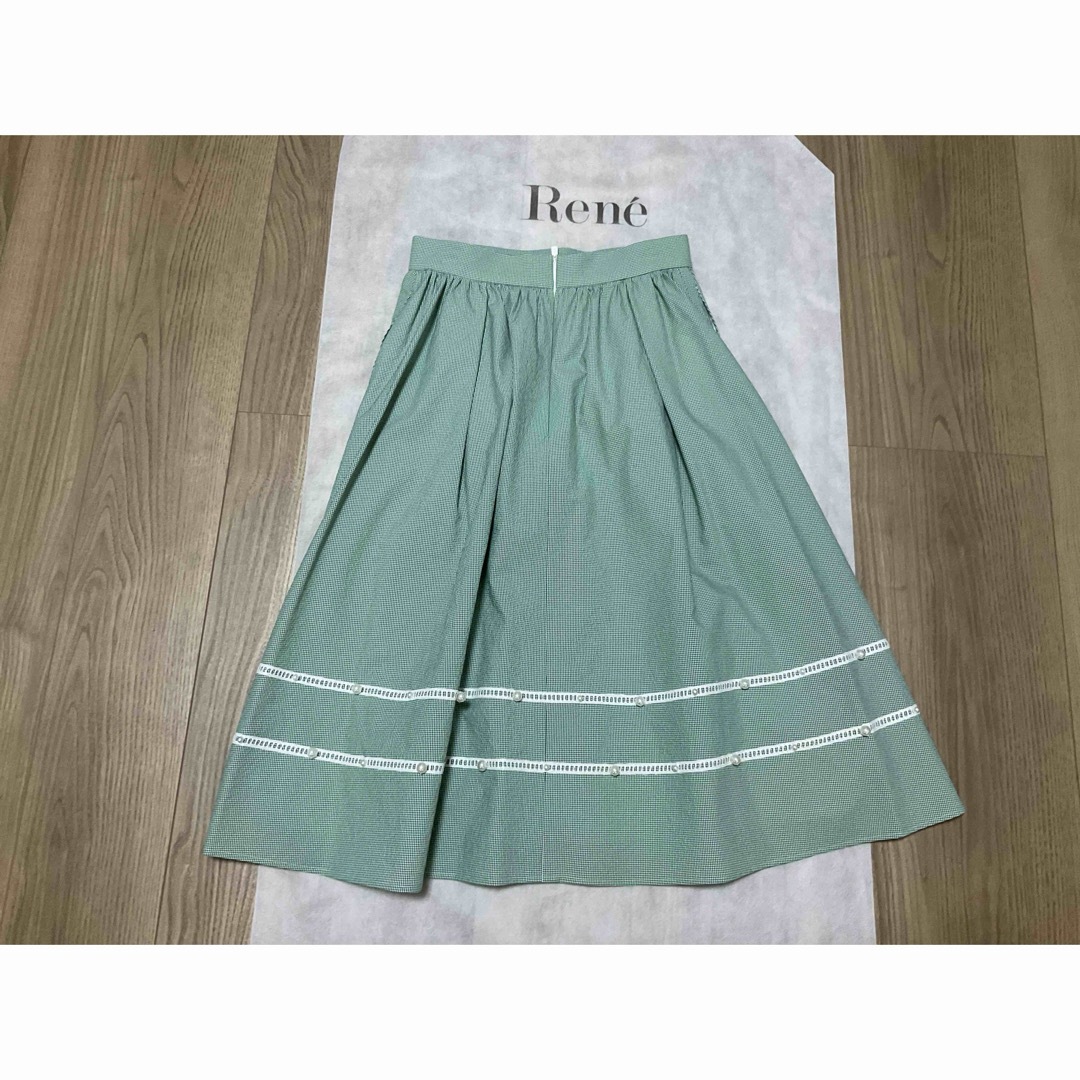 ルネ☆Reneバイオレット色のフレアースカート紫ロングスカート ルネ☆Reneバイオレット色のフレアースカート紫ロングスカート