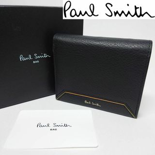 ポールスミス(Paul Smith)の【新品未使用】ポールスミス 二つ折り財布124 ブラック(財布)