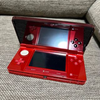 ニンテンドー3DS(ニンテンドー3DS)の任天堂3DS クリムゾンレッド(家庭用ゲーム機本体)