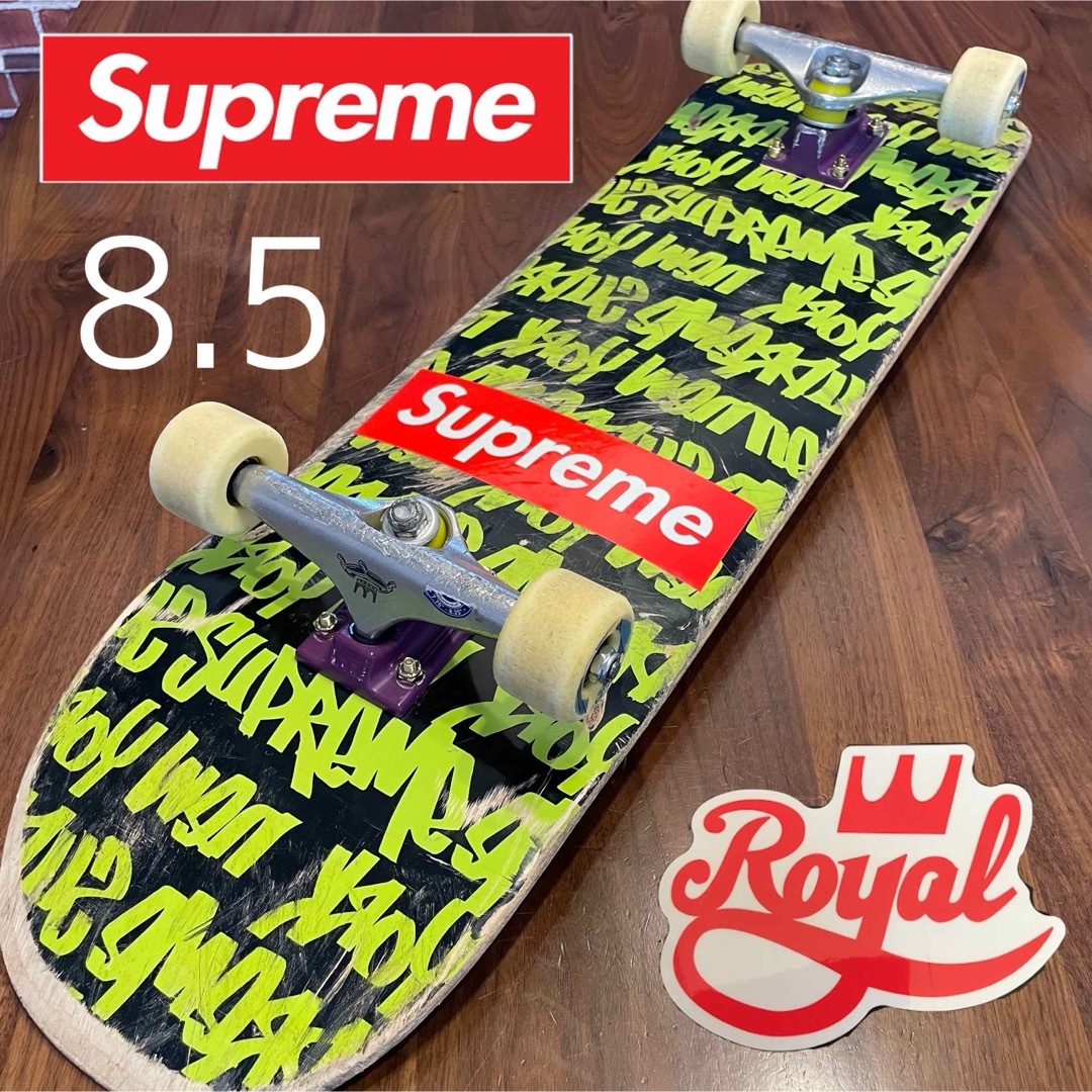 supreme おしく KAWS Chalk Logo Skateboard デッキ supreme おしく KAWS Chalk Logo Skateboard デッキ