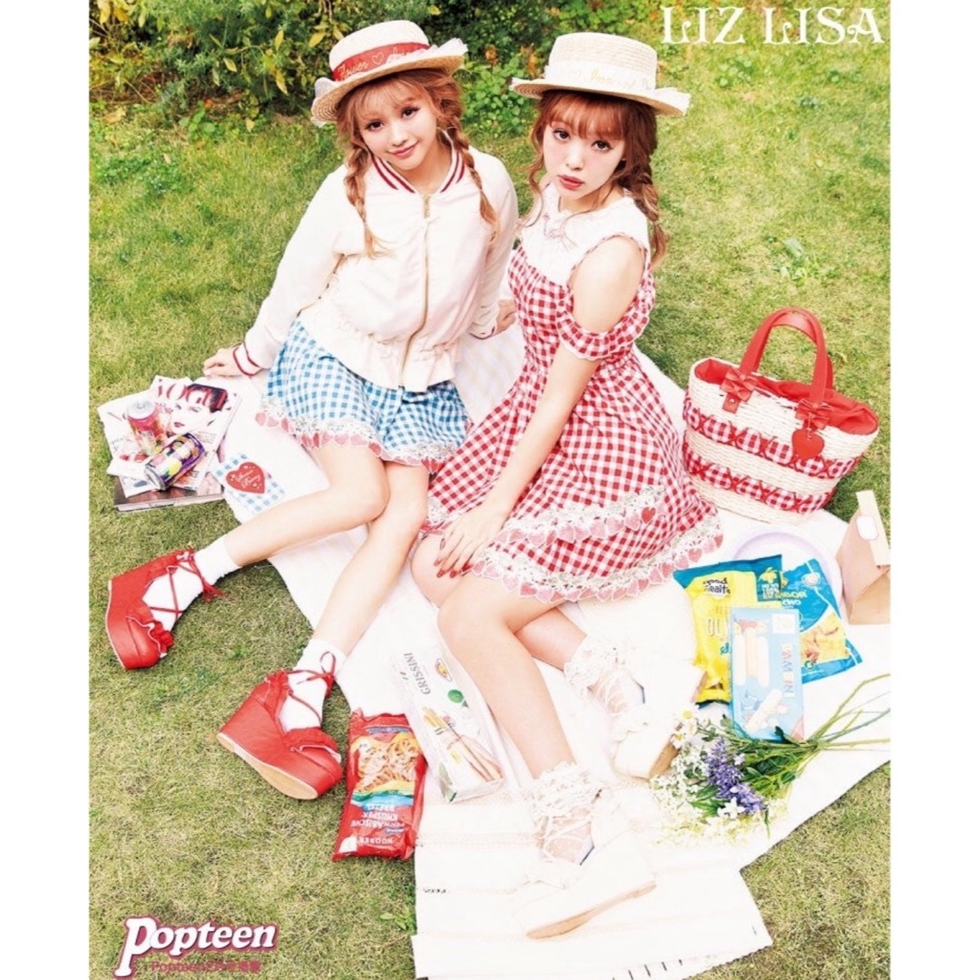 LIZ LISA - リズリサ♡ LIZ LISAギンガムイチゴワンピースの通販 LIZ LISA - リズリサ♡ LIZ LISAギンガムイチゴワンピースの通販