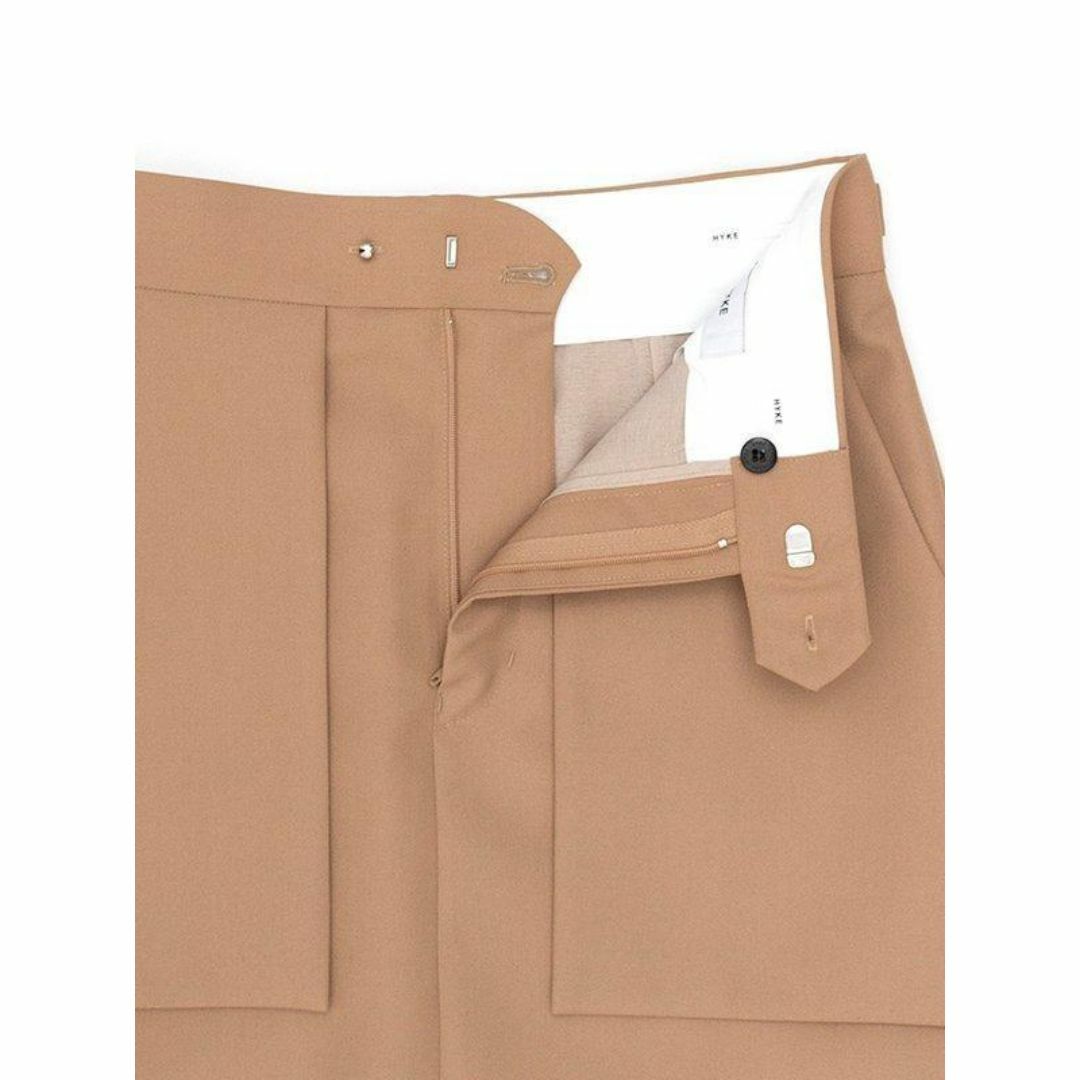 2 HYKE DOESKIN MIDI SKIRT ベージュ ドスキン スカート 2 HYKE DOESKIN MIDI SKIRT ベージュ ドスキン スカート