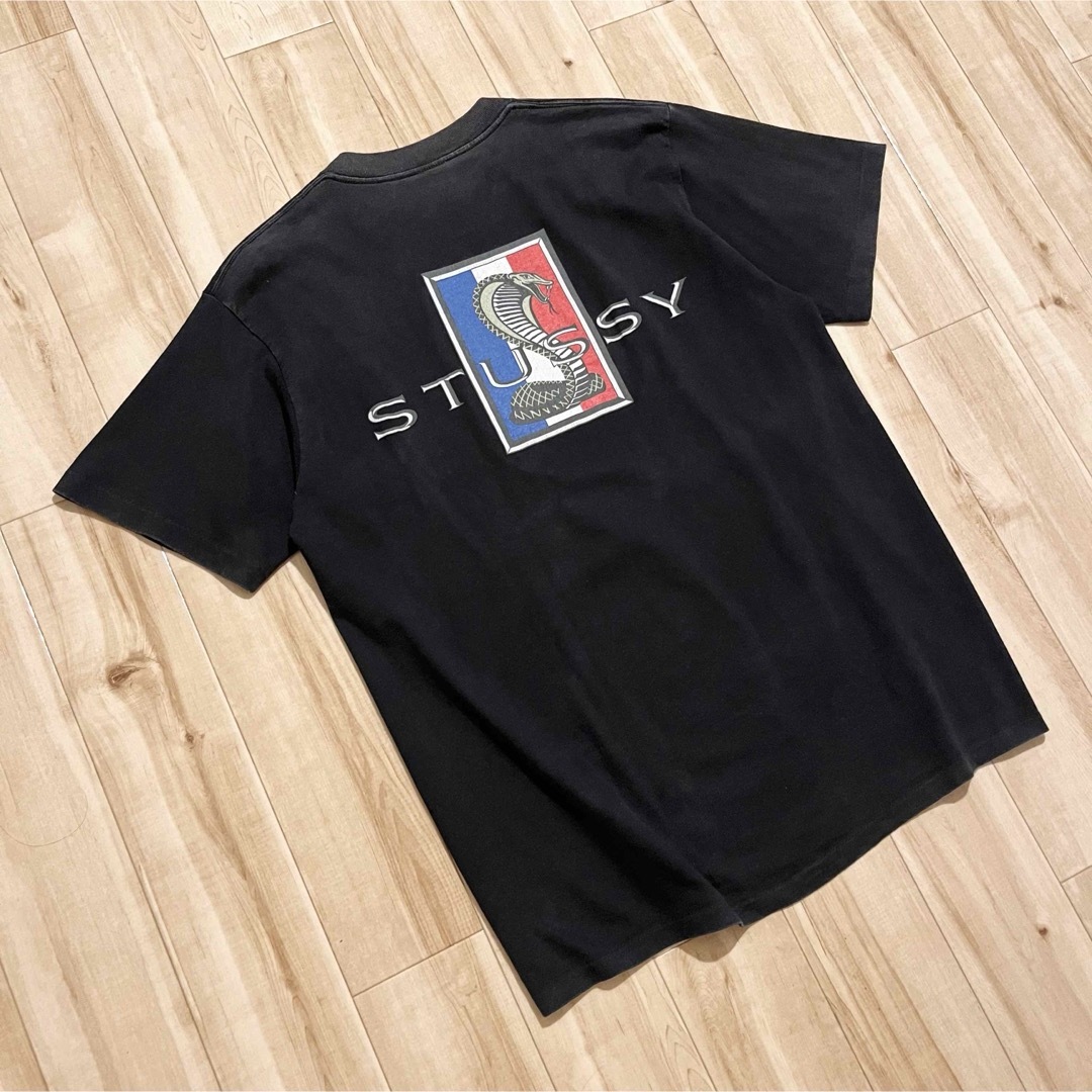 STUSSY - 激レア!1990's OLD STUSSY “KING COBRA” Tシャツの STUSSY - 激レア!1990's OLD STUSSY “KING COBRA” Tシャツの