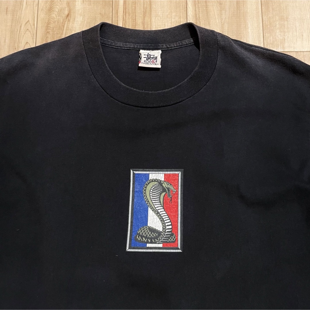 STUSSY - 激レア!1990's OLD STUSSY “KING COBRA” Tシャツの STUSSY - 激レア!1990's OLD STUSSY “KING COBRA” Tシャツの