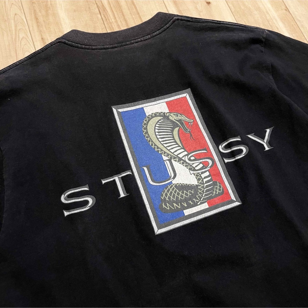 STUSSY - 激レア!1990's OLD STUSSY “KING COBRA” Tシャツの STUSSY - 激レア!1990's OLD STUSSY “KING COBRA” Tシャツの