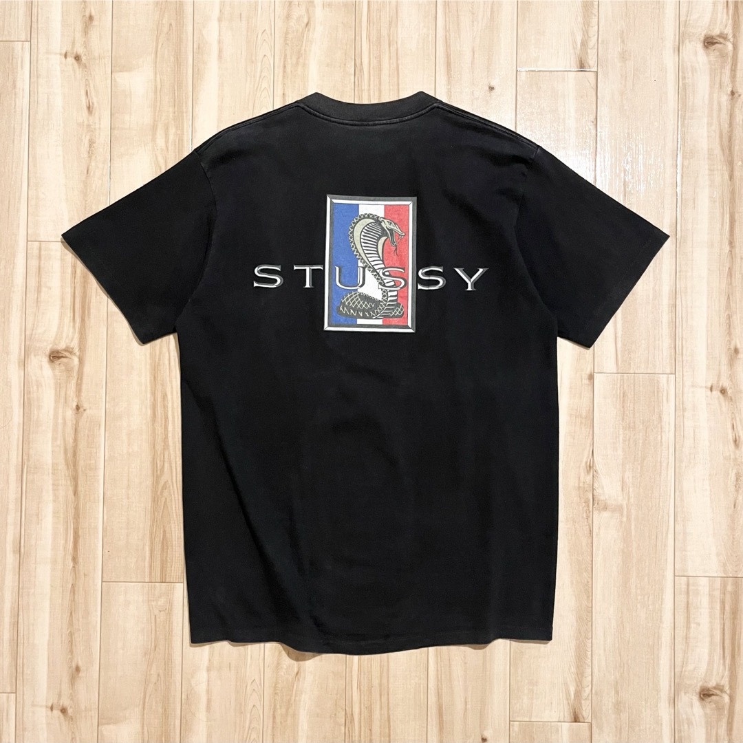 STUSSY - 激レア!1990's OLD STUSSY “KING COBRA” Tシャツの STUSSY - 激レア!1990's OLD STUSSY “KING COBRA” Tシャツの