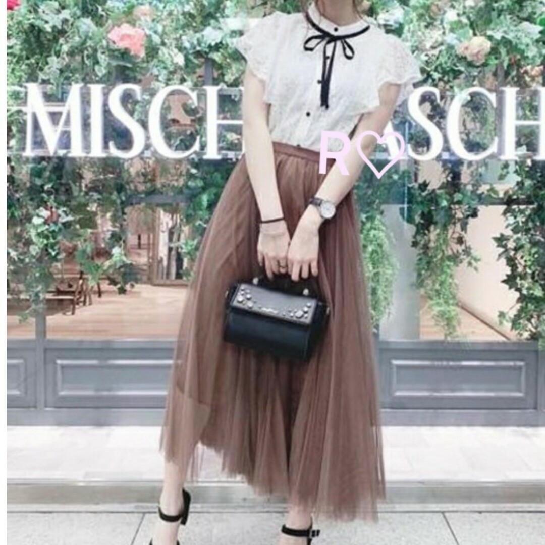 MISCH MASCH - ミッシュマッシュ レースリボンブラウスの通販 by