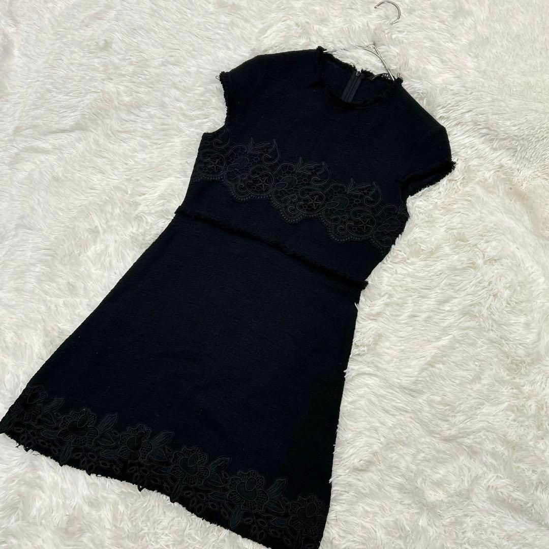 ZARA - 【c1294】ZARAWOMAN 膝丈ワンピース ノースリーブ レース ZARA - 【c1294】ZARAWOMAN 膝丈ワンピース ノースリーブ レース