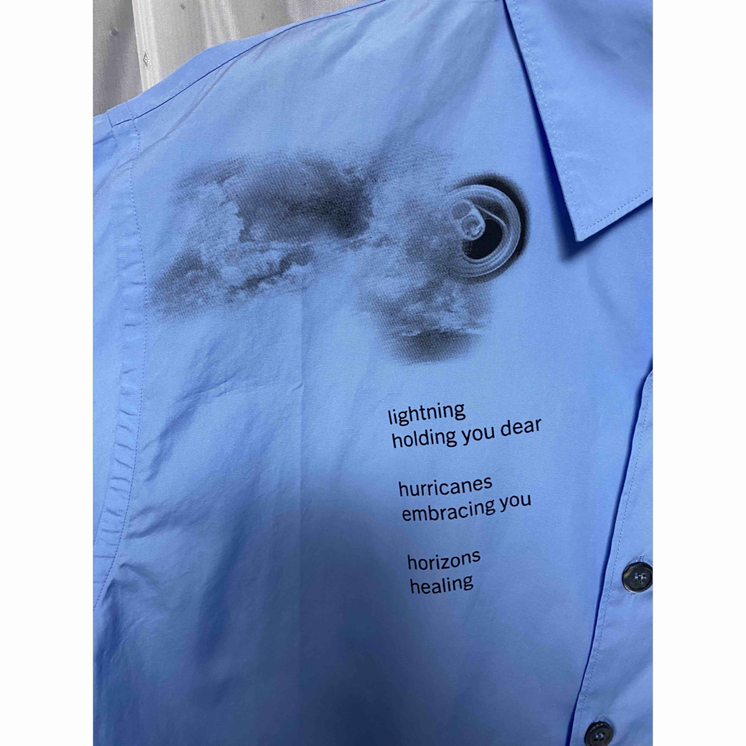 PRADA 2022 プリント半袖シャツ raf simons PRADA 2022 プリント半袖シャツ raf simons