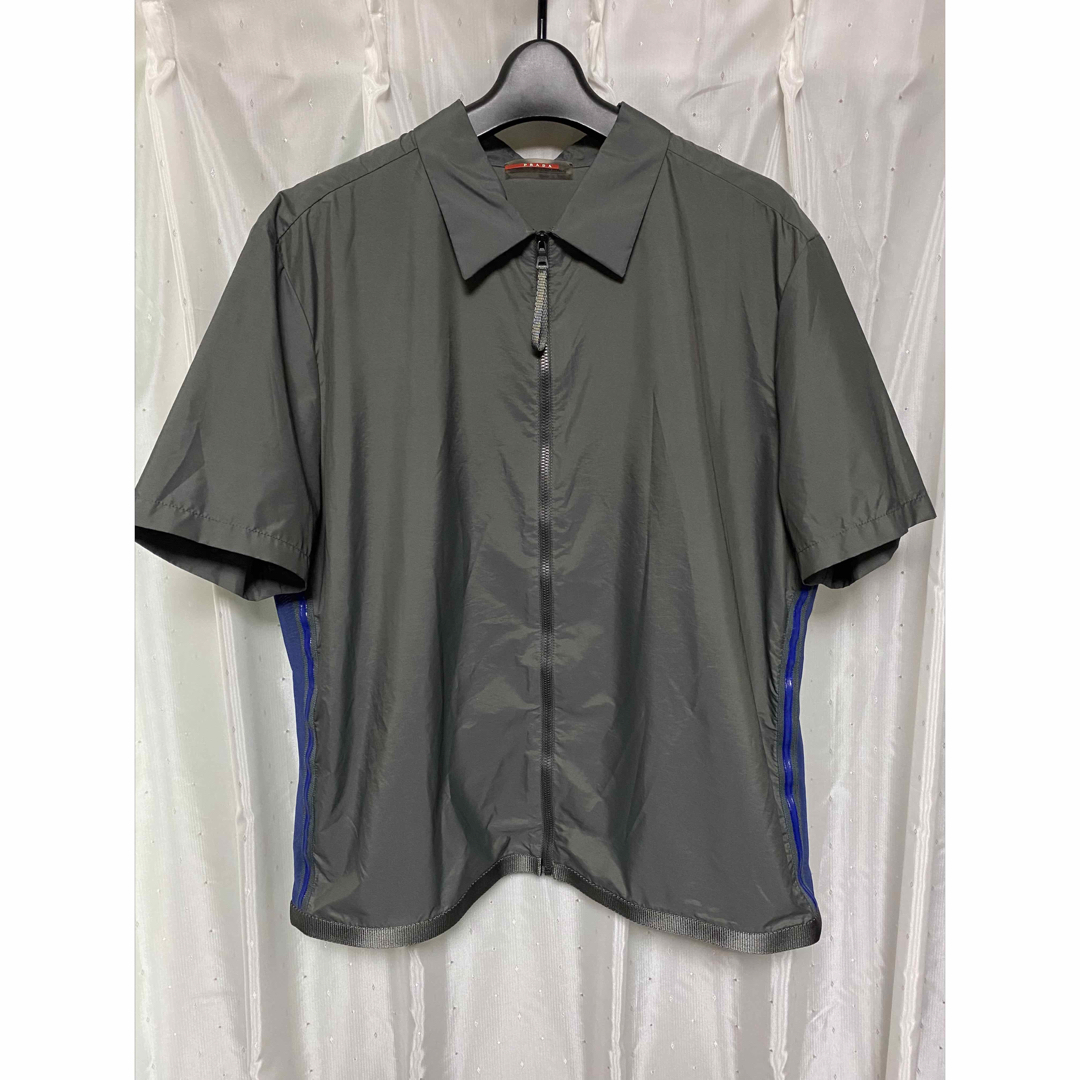 PRADA - PRADA SPORT 2000ss ナイロンジップシャツ メッシュ PRADA - PRADA SPORT 2000ss ナイロンジップシャツ メッシュ
