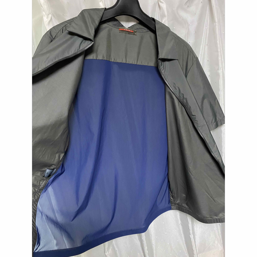 PRADA - PRADA SPORT 2000ss ナイロンジップシャツ メッシュ PRADA - PRADA SPORT 2000ss ナイロンジップシャツ メッシュ