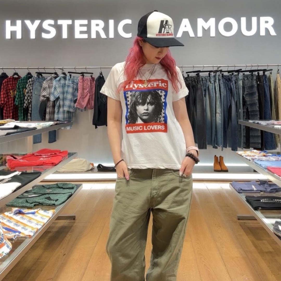 HYSTERIC GLAMOUR(ヒステリックグラマー)の【新品】HYSTERIC GLAMOUR STAR EVILメッシュキャップ メンズの帽子(キャップ)の商品写真