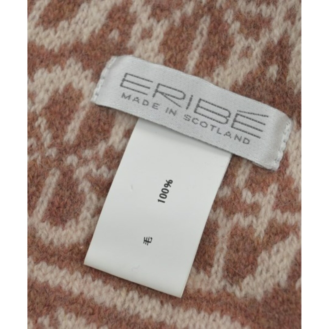 ERIBE - ERIBE エリベ マフラー - オレンジx茶x水色等(総柄 ERIBE - ERIBE エリベ マフラー - オレンジx茶x水色等(総柄