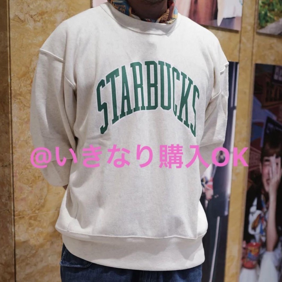Starbucks - スタバ☆新品☆BEAMS チャンピオン☆スウェット Starbucks - スタバ☆新品☆BEAMS チャンピオン☆スウェット
