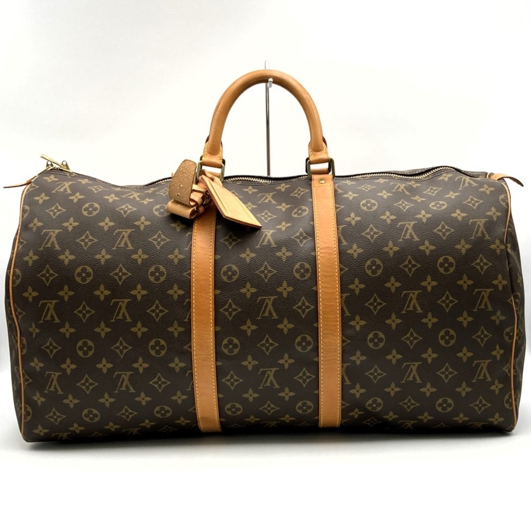 LOUIS VUITTON - ルイ・ヴィトン M41424 キーポル55 ボストンバッグ 旅行カバン ブラウン モノグラム レディース LOUIS VUITTON USED【中古】