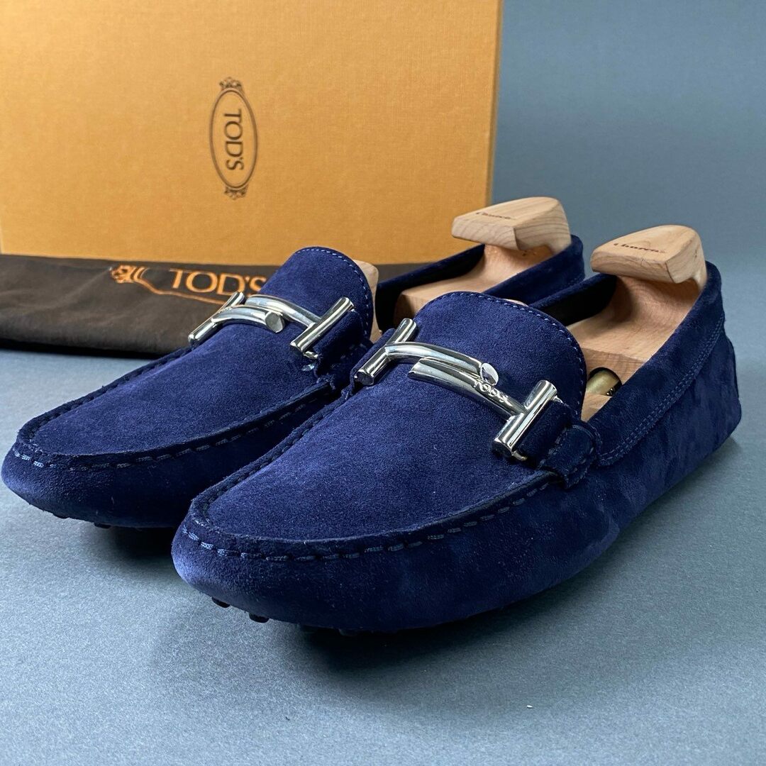 2f26 TOD´S トッズ シルバーバックル ドライビングシューズ 2f26 TOD´S トッズ シルバーバックル ドライビングシューズ