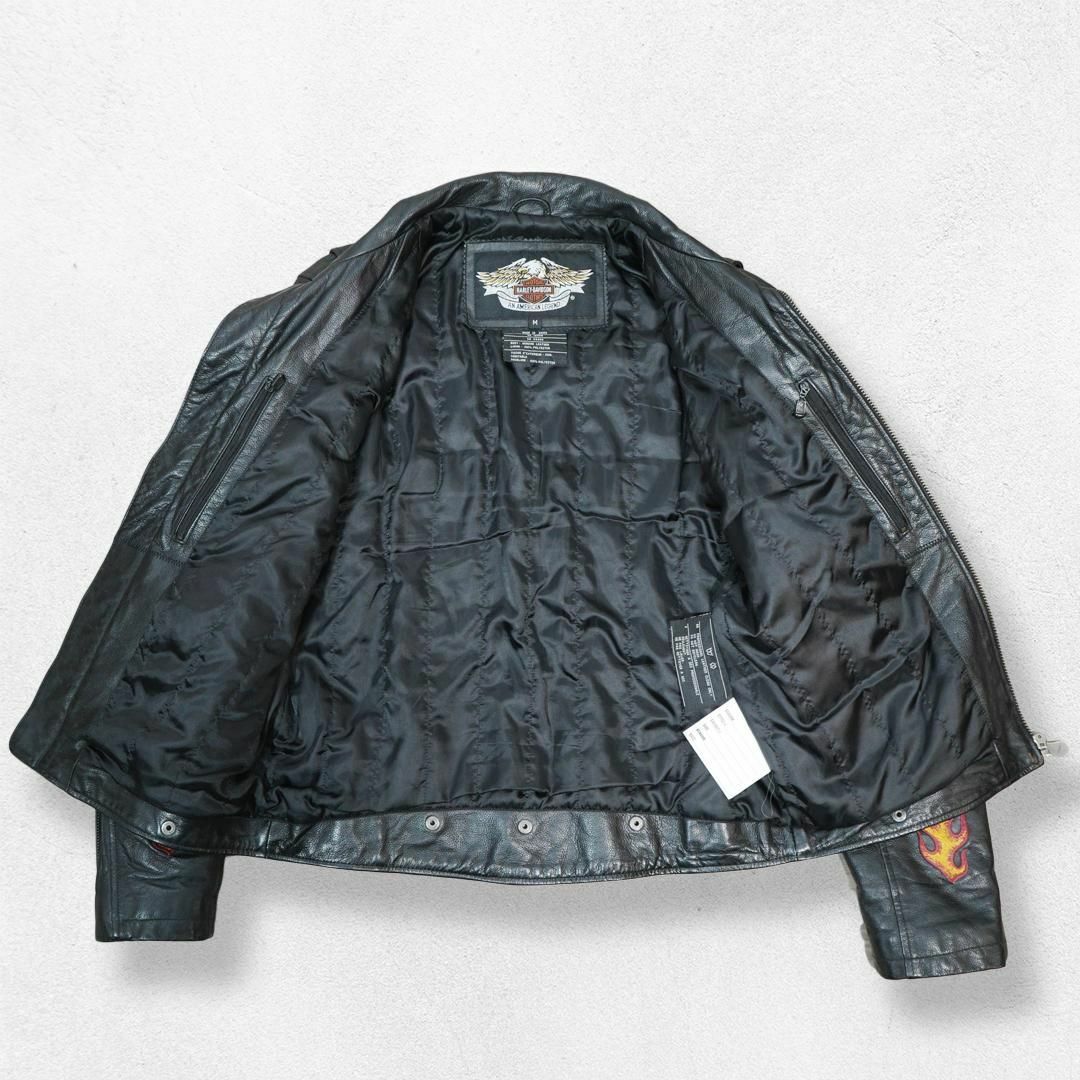 Harley Davidson - 激レア Harley Davidson レザー ジャケット Harley Davidson - 激レア Harley Davidson レザー ジャケット