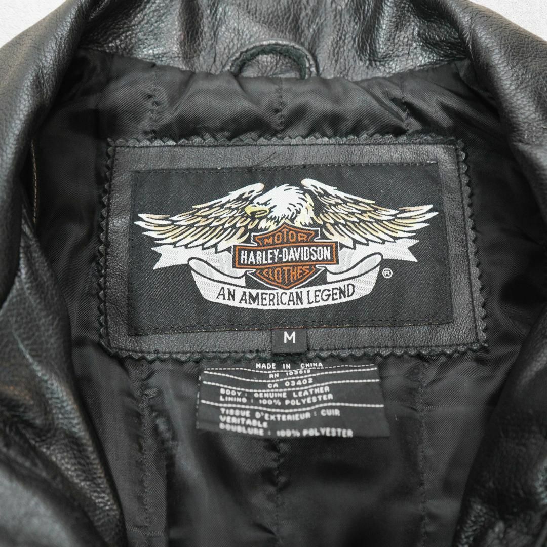 Harley Davidson - 激レア Harley Davidson レザー ジャケット Harley Davidson - 激レア Harley Davidson レザー ジャケット