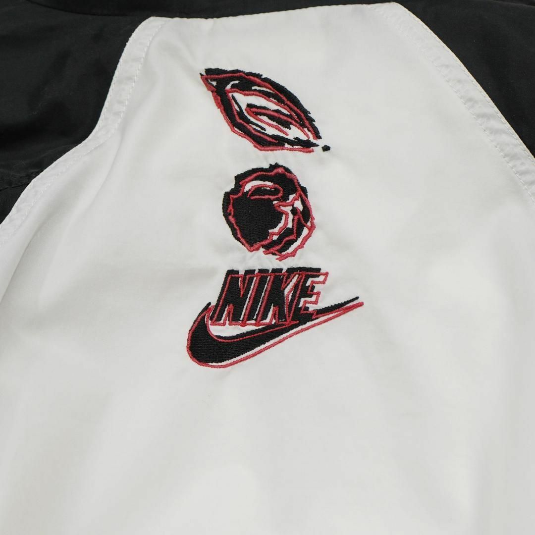 NIKE 90s ナイロンジャケット 刺繍 ロゴ 切り替え オーバーサイズ NIKE 90s ナイロンジャケット 刺繍 ロゴ 切り替え オーバーサイズ