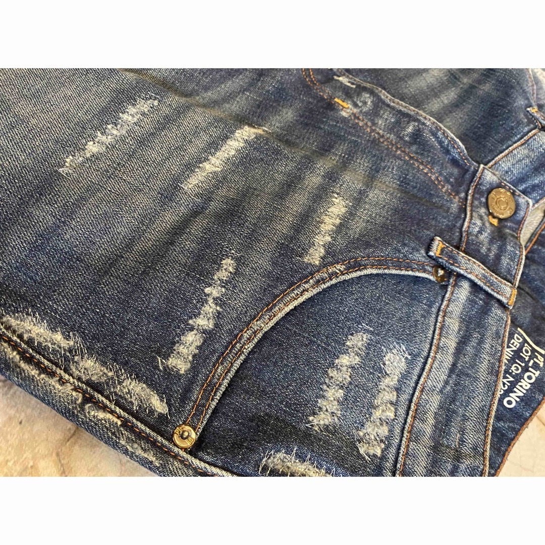 PT05 - 新品 PT Torino REGGAE ダメージ テーパード ストレッチ PT05 - 新品 PT Torino REGGAE ダメージ テーパード ストレッチ