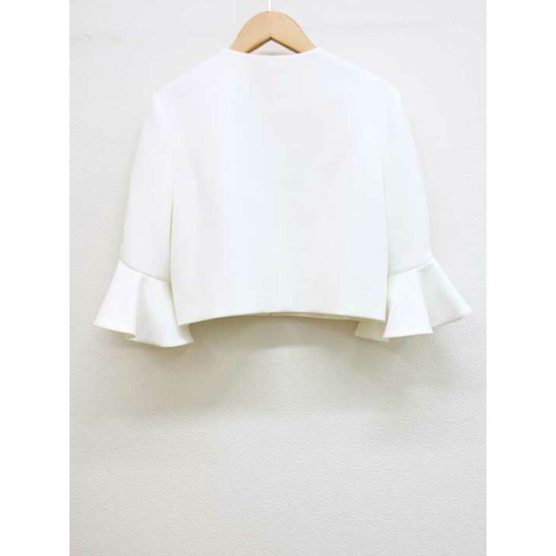 新入荷】□YOKO CHAN/ヨーコチャン□フリルスリーブジャケット 新入荷】□YOKO CHAN/ヨーコチャン□フリルスリーブジャケット